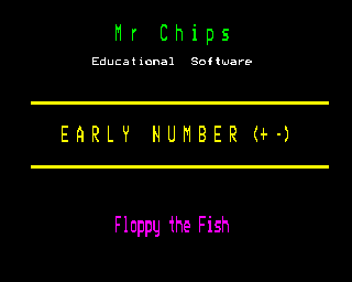 Early Numbers - Floppy the Fish
